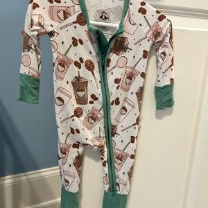 Coffee Bamboo Romper